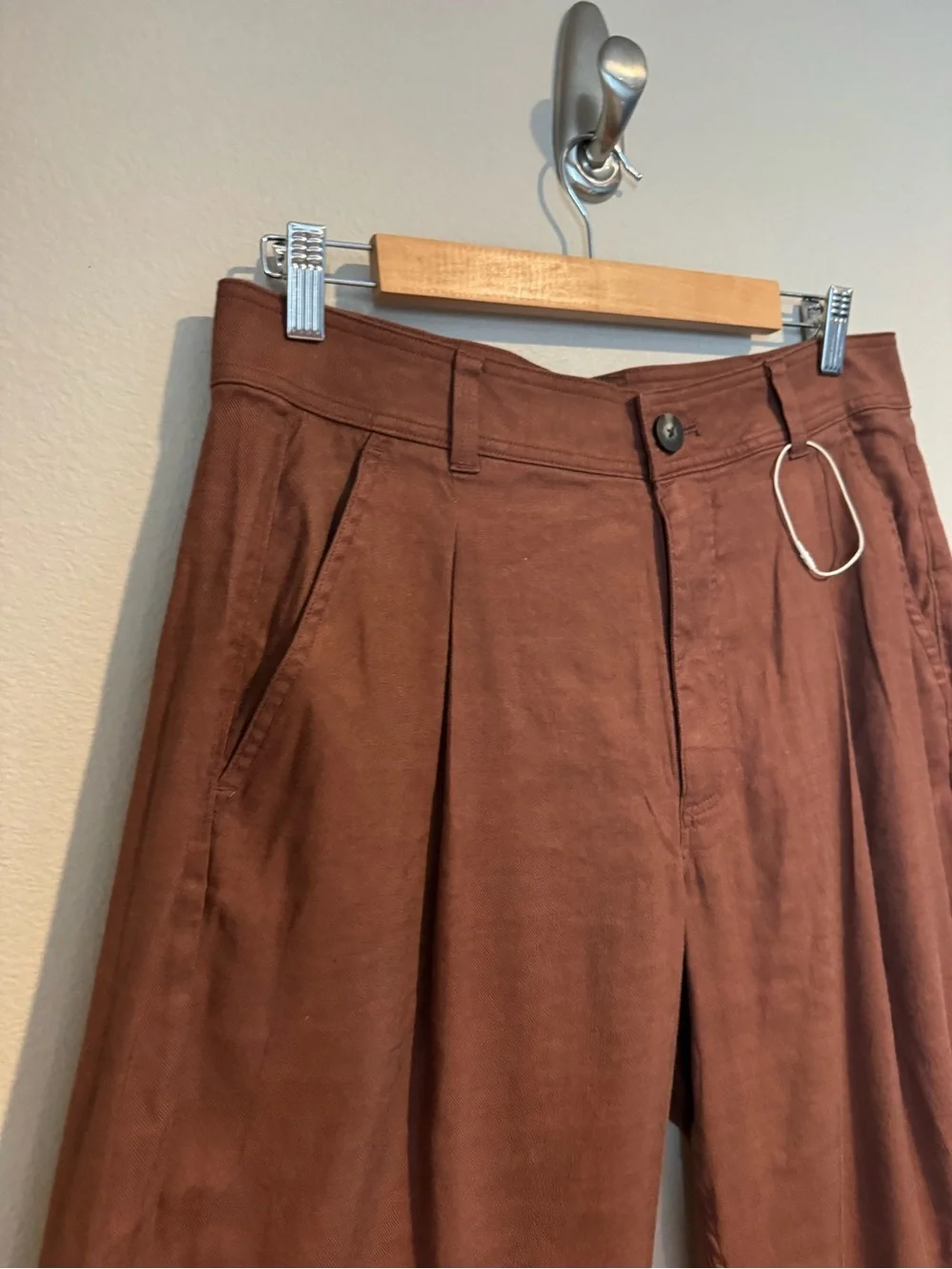 Everlane The Everything Pant in Stretch Linen Cedarwood